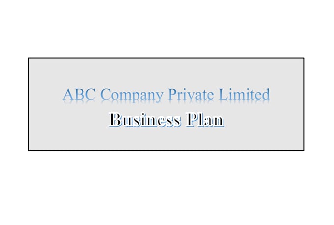 write business plan for a startup